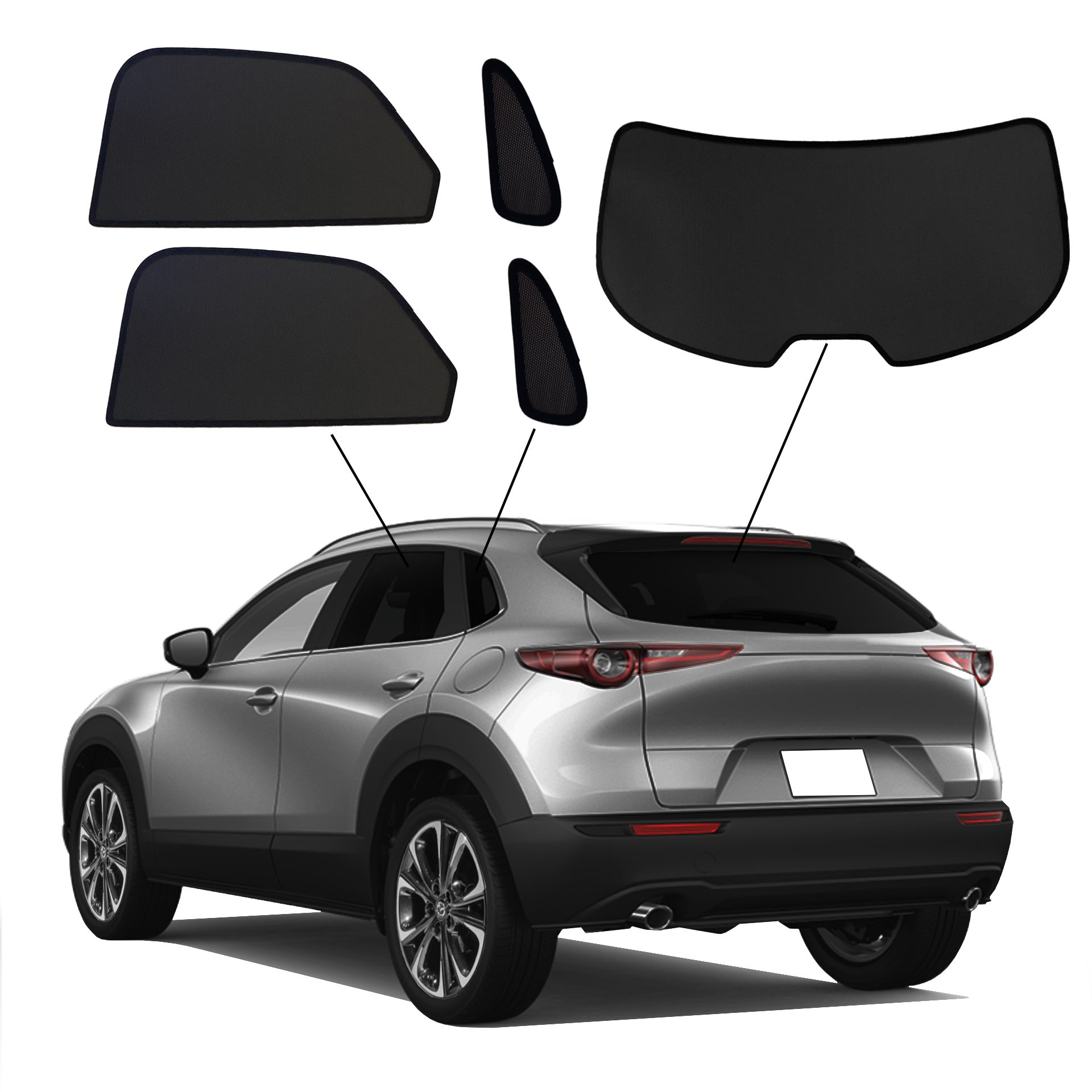 Mazda CX-30 SunClip privacy & sun protection ☀️